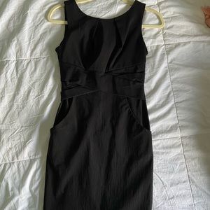 Black dress with pockets